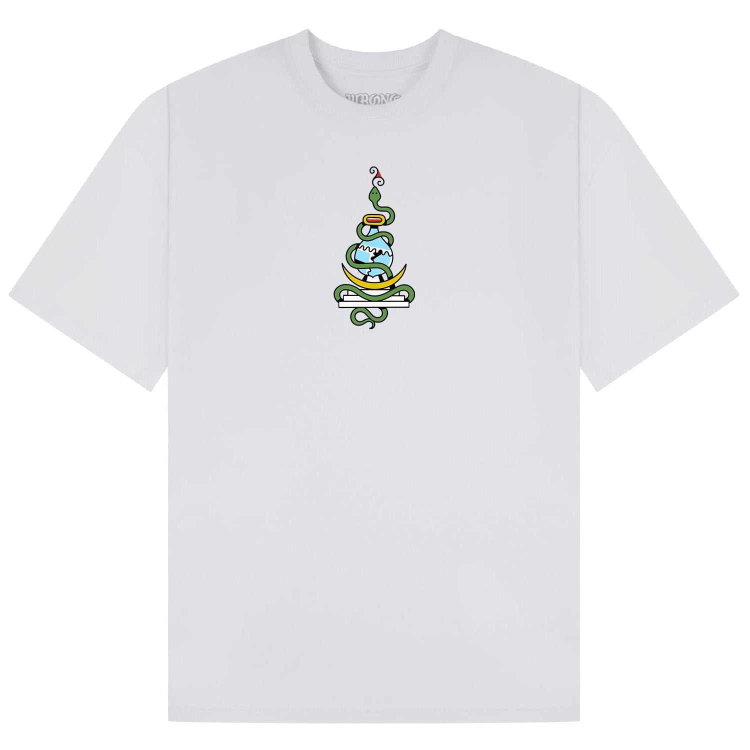 Snake Vase | Oversized White T-Shirt
