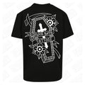 White Coffin | Oversized Black T-Shirt