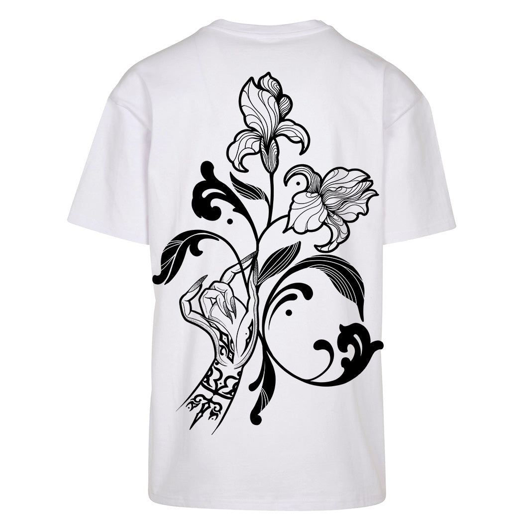 Hand of Peace | Oversized White T-Shirt