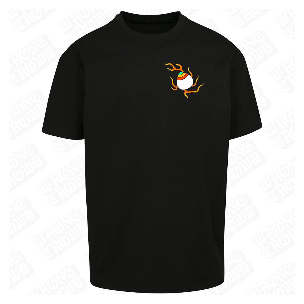 Hoju Pocket | Oversized Black T-Shirt