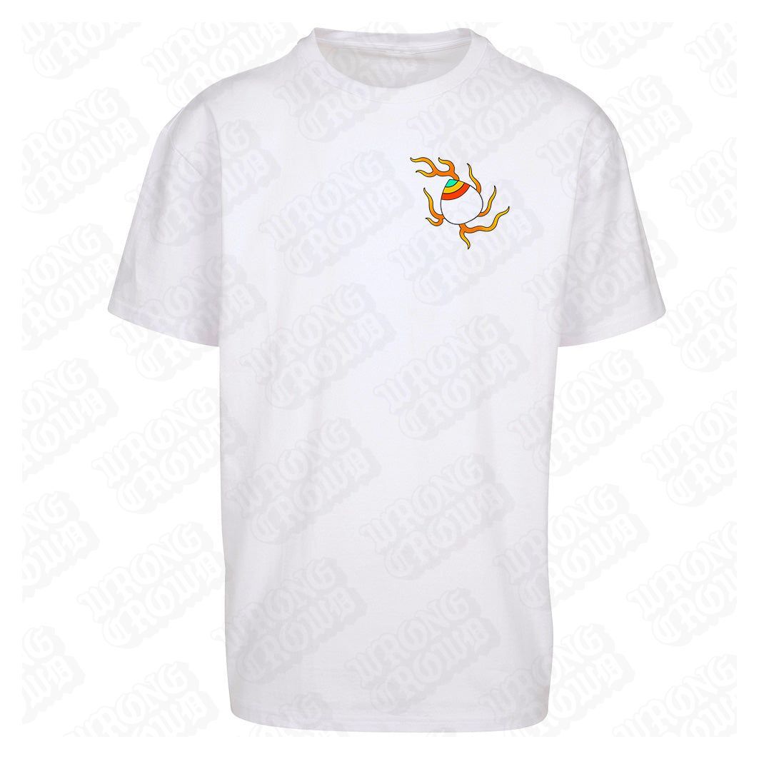 Hoju Pocket | Oversized White T-Shirt