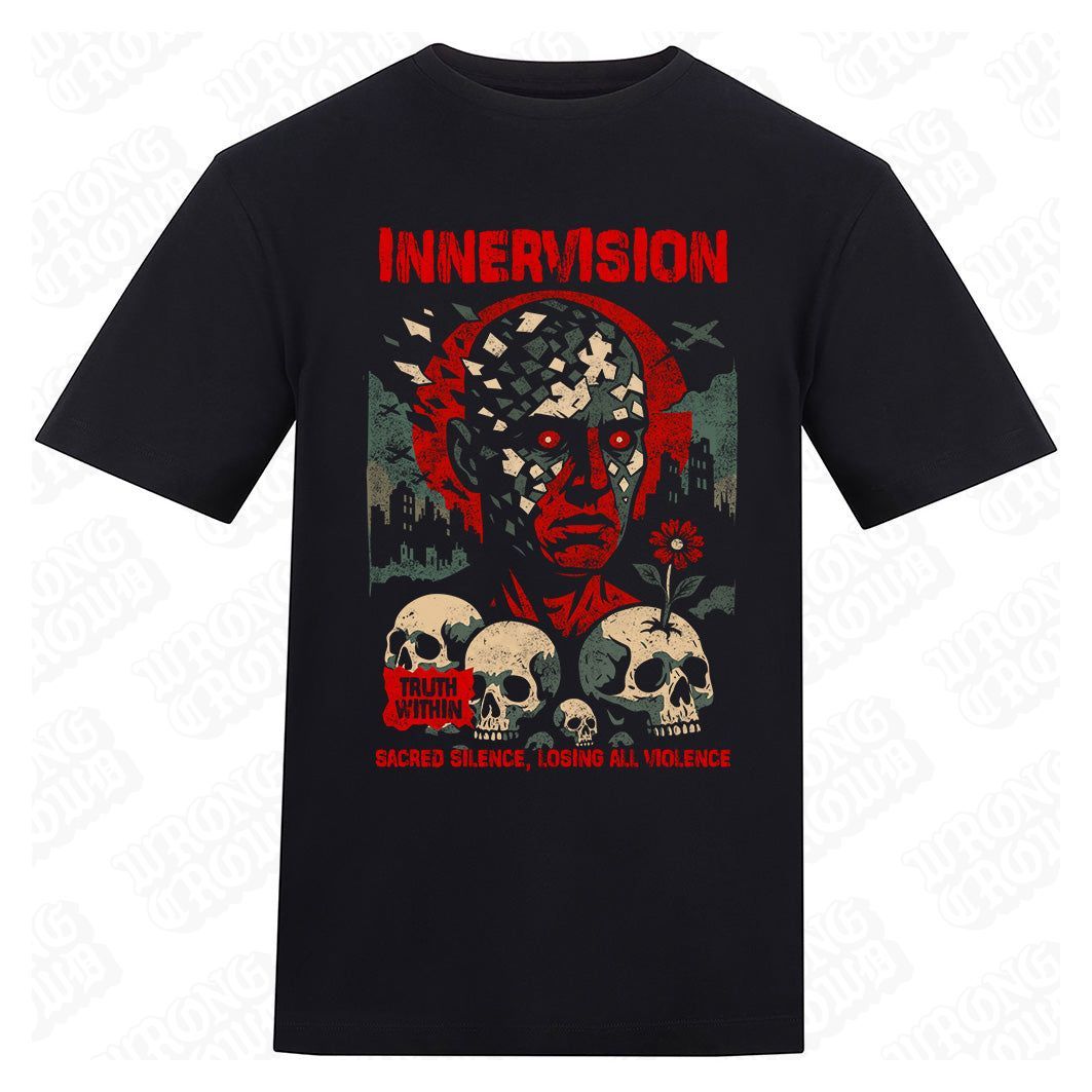 Innervision | Regular Fit Black T-Shirt