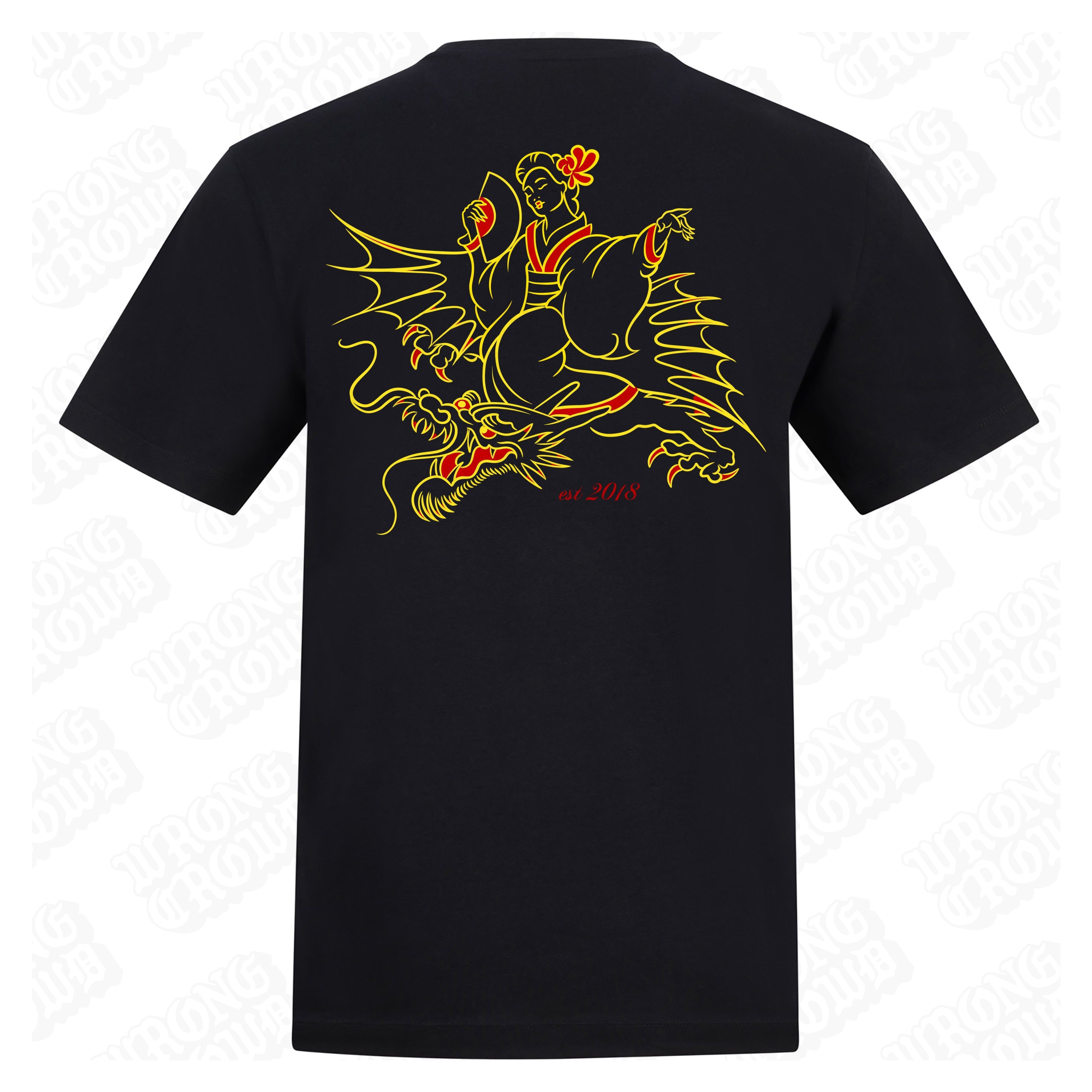 Kustom Creations | Regular Fit Black T-Shirt - Wrong Crowd Artist merch