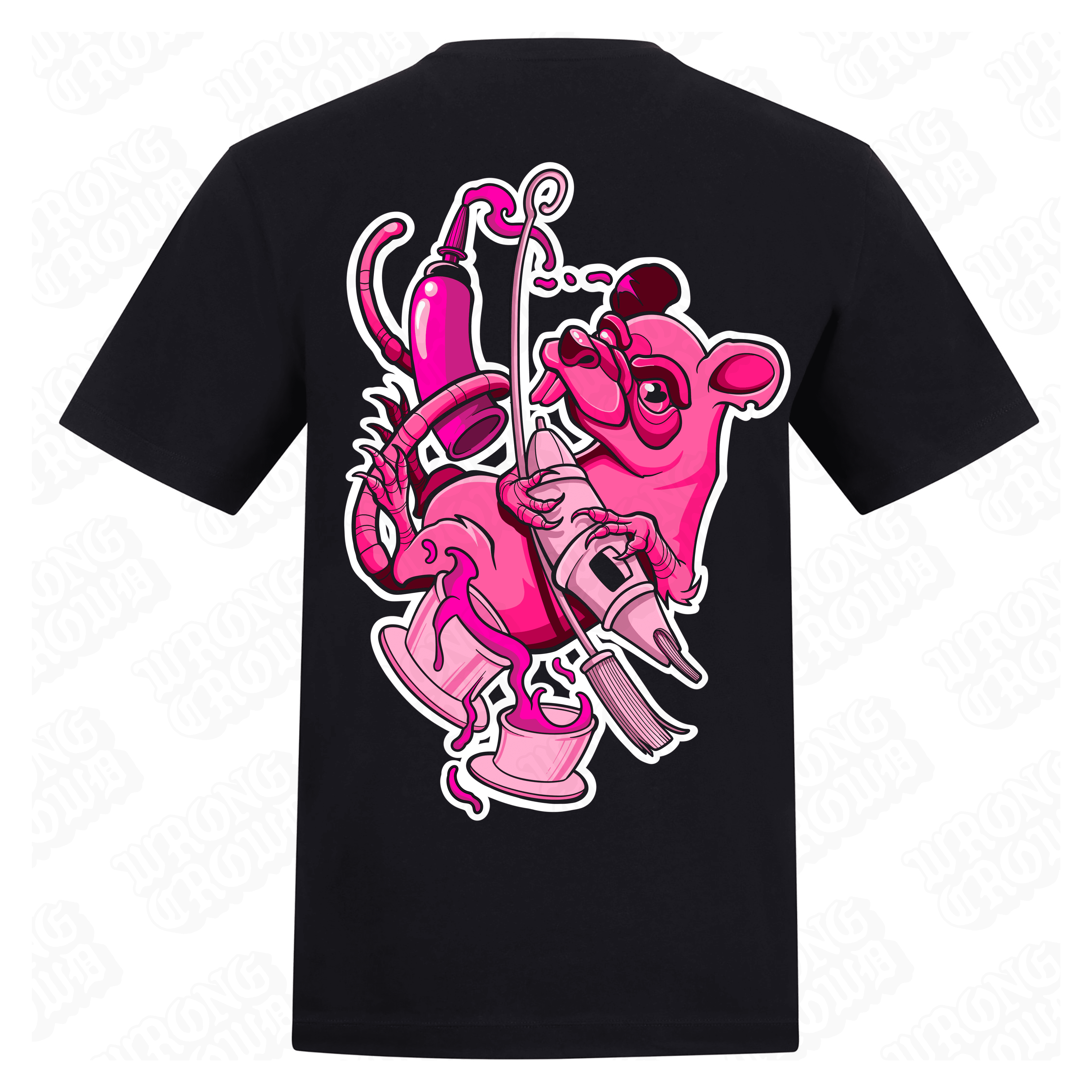 Rat | Regular Fit Black T-Shirt