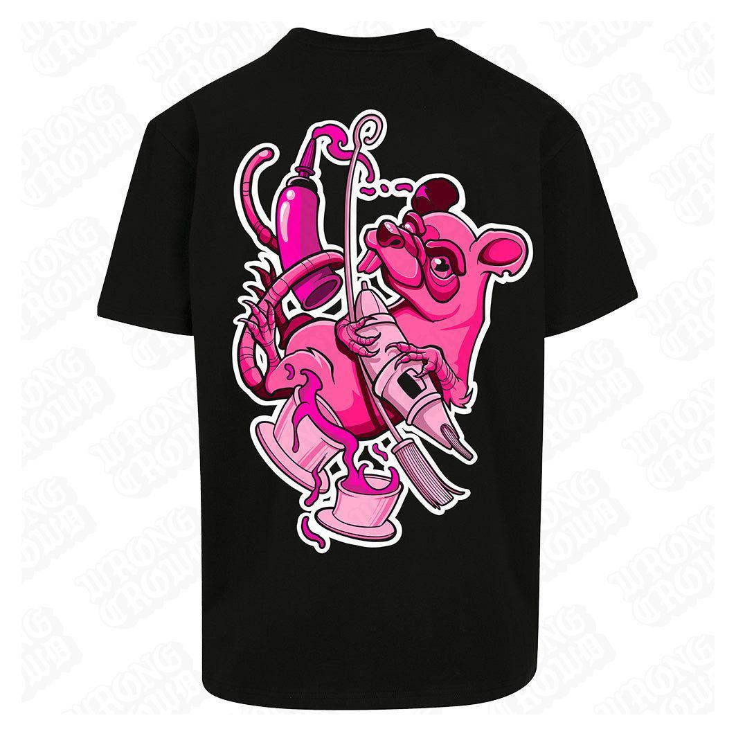 Rat | Oversized Black T-Shirt