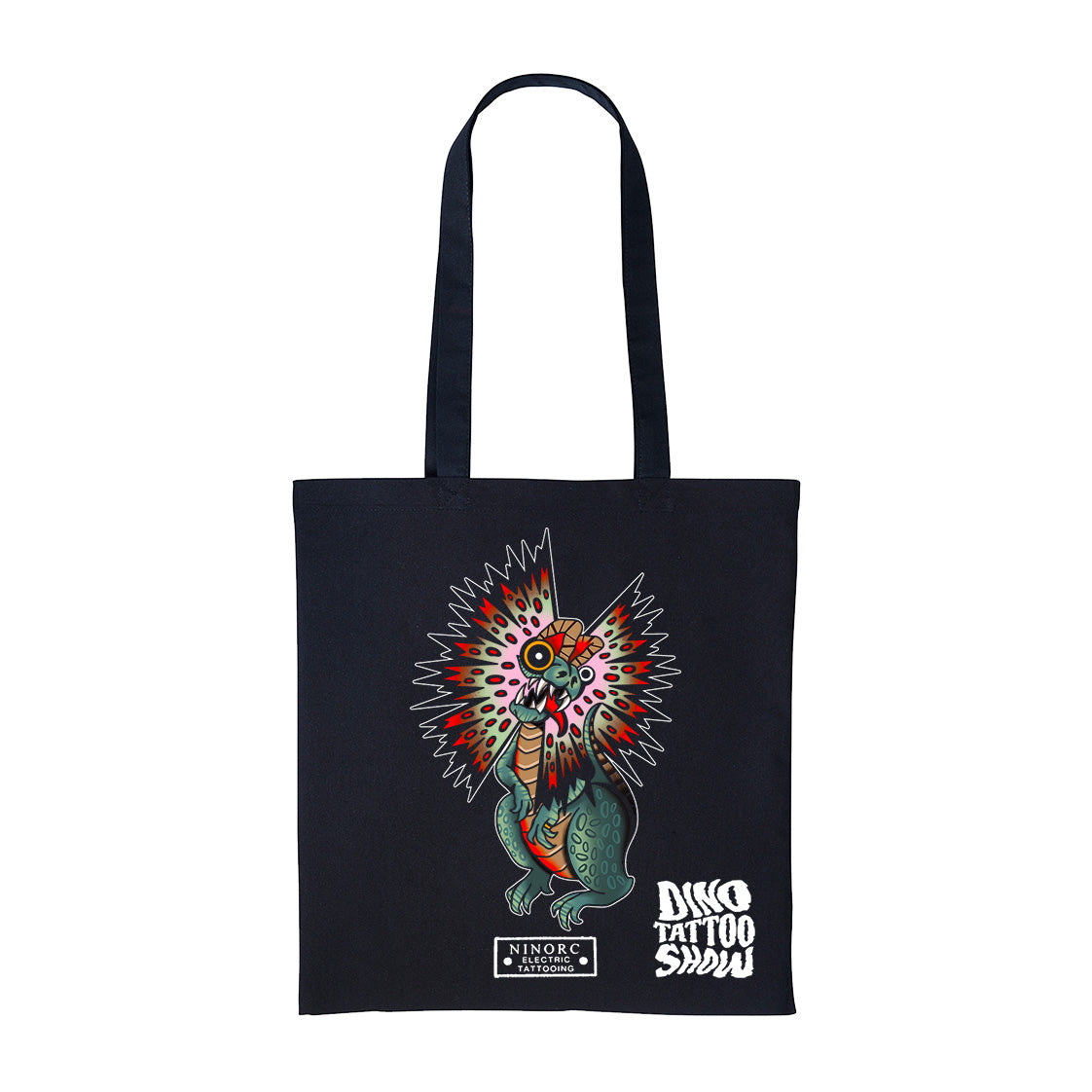 The Apex Collaboration DIno x Ninorc 2026 | Black Shopper Tote Bag