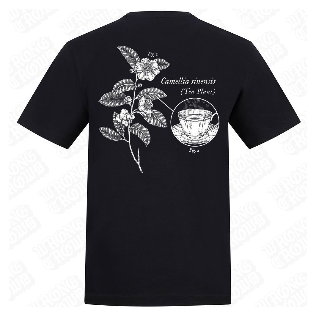 Tea Branch | Regular Fit Black T-Shirt - Wrong Crowd Artist merch