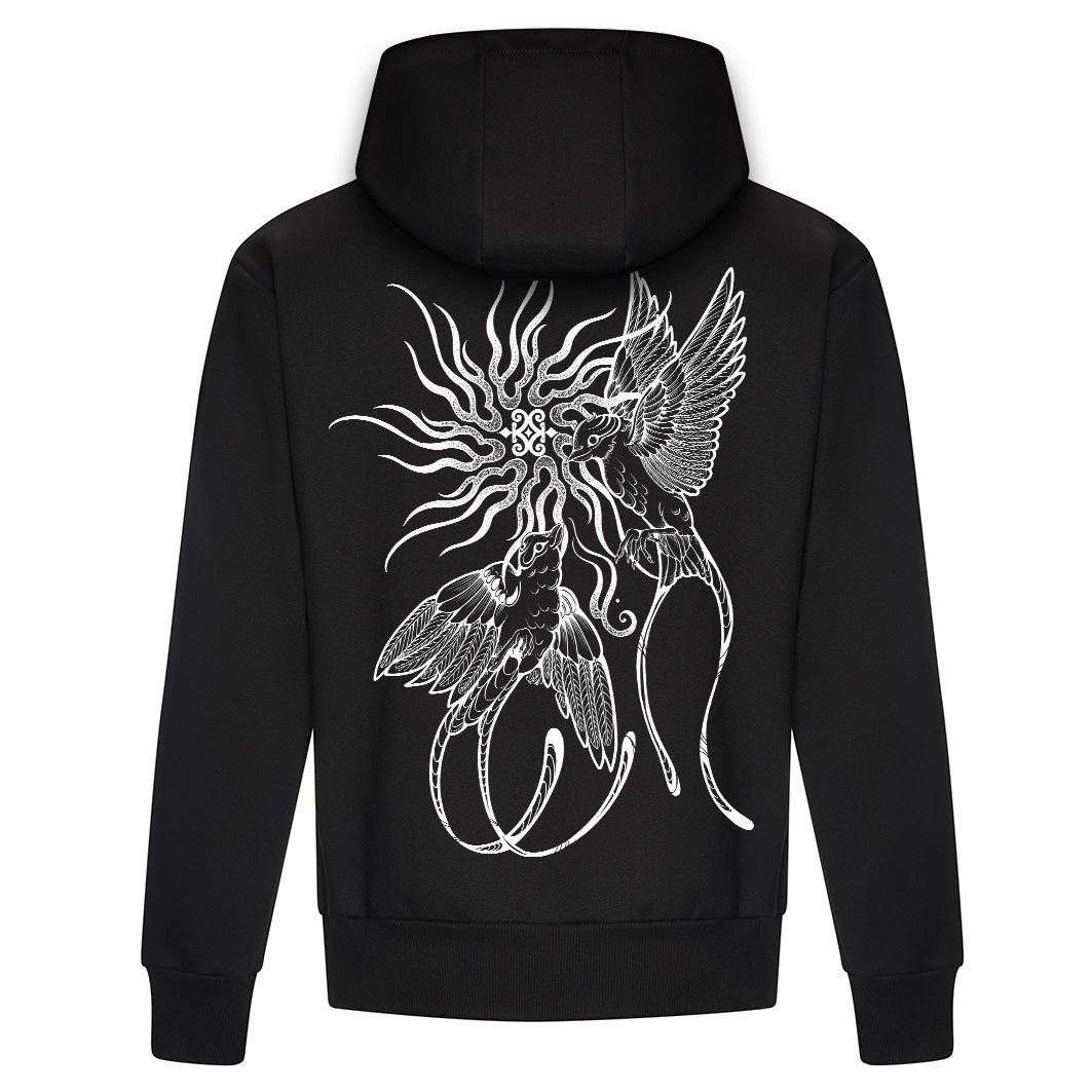 Twin Flight | Black Hoodie