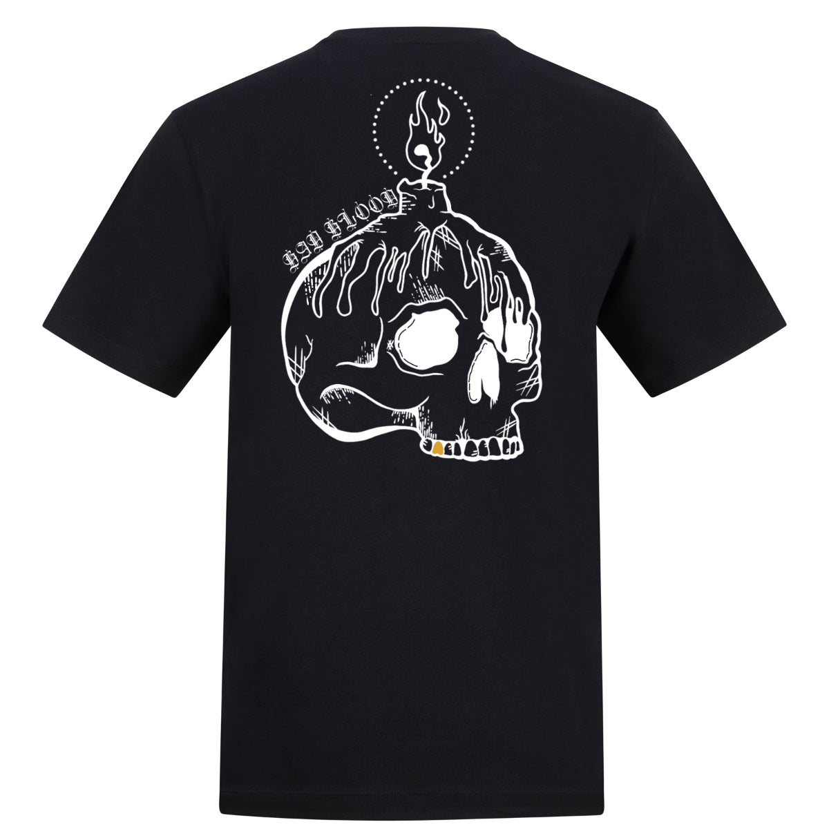 Candle tee | Black | Rizzer 150gsm Regular Fit T-Shirt