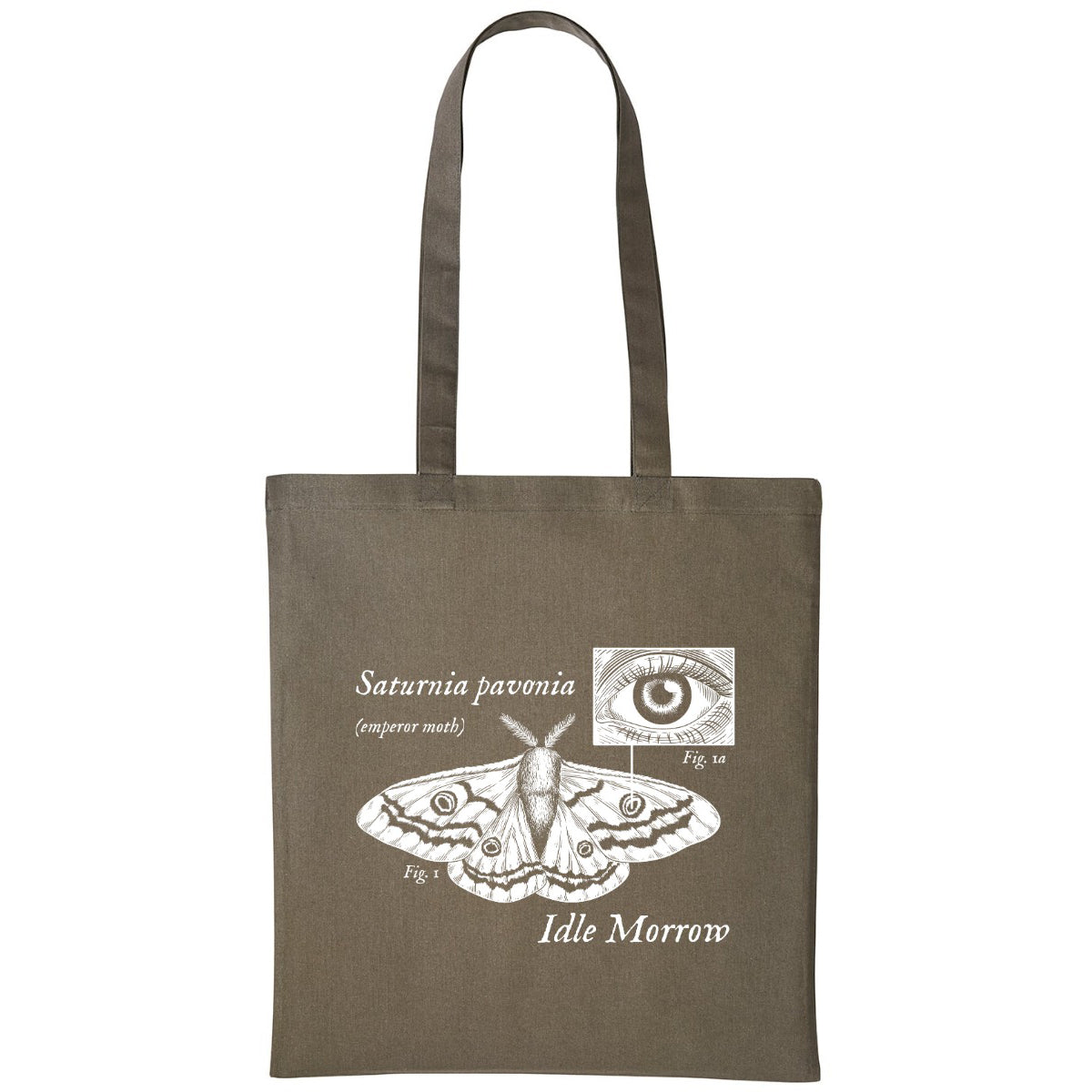 Emperor Moth | Olive | Shopper Tote Bag