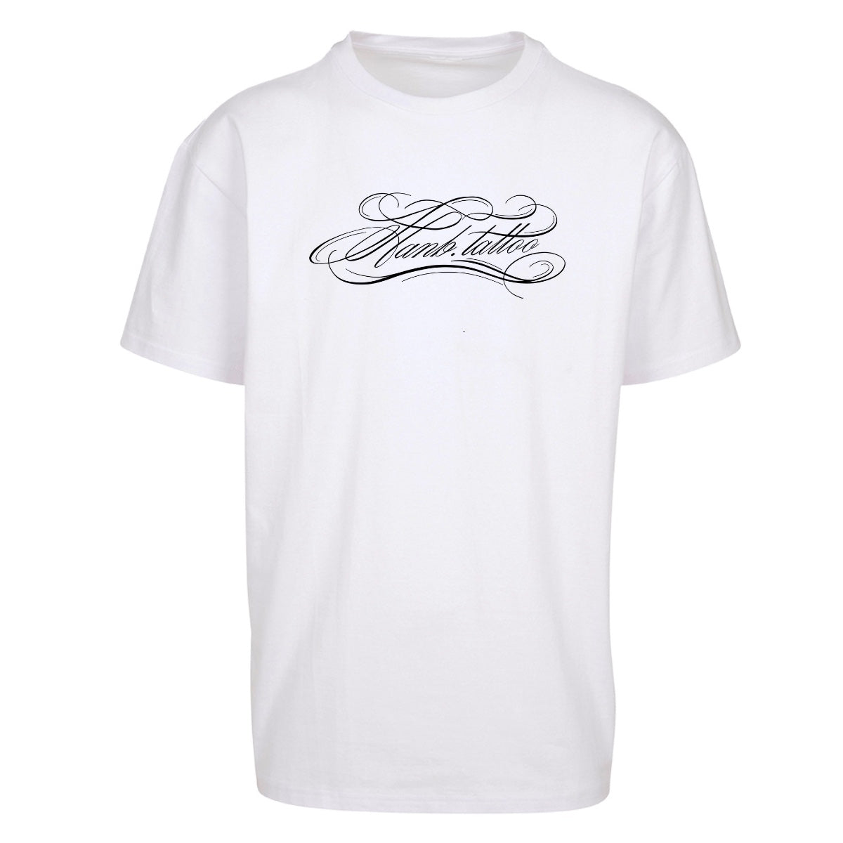 Swirly | White | Oversized T-Shirt