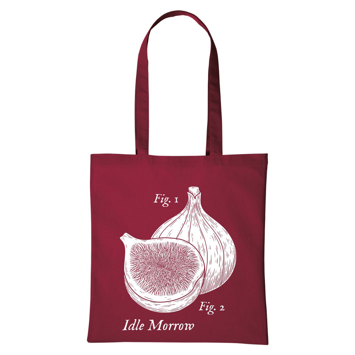 Fig Pun | Hot red | Shopper Tote Bag