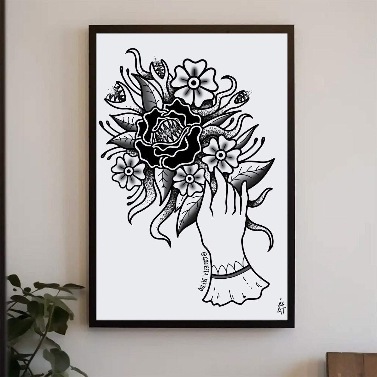 Bio bouquet print | Art Prints (A Sizes)