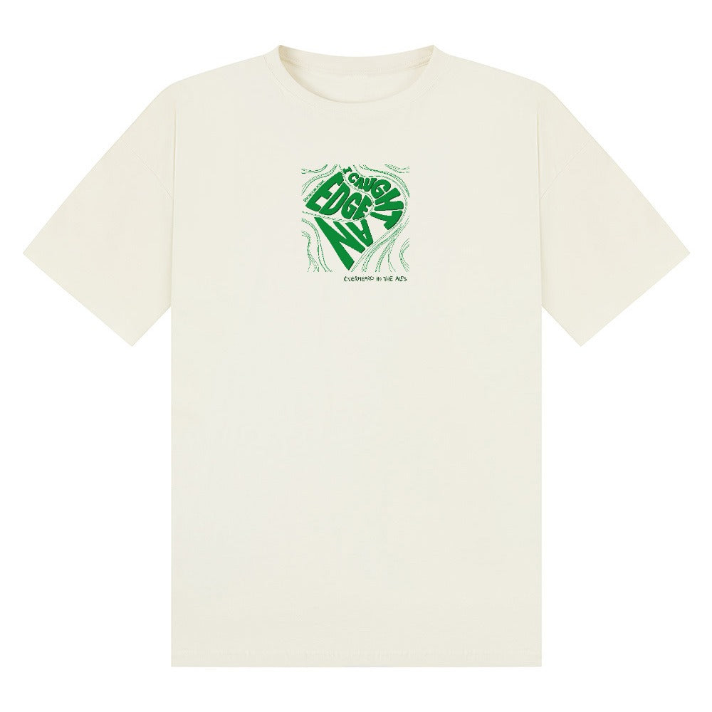 I Caught An Edge | Ecru | Breezer 180gsm Oversized T-Shirt
