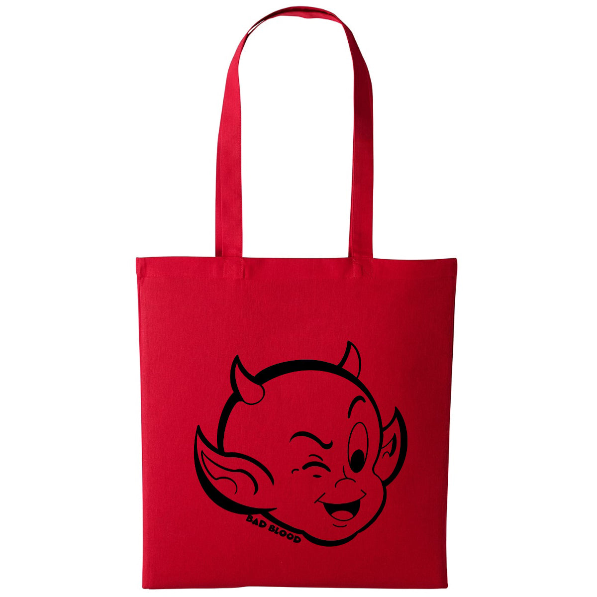 Big devil tote | Fire Red | Shopper Tote Bag