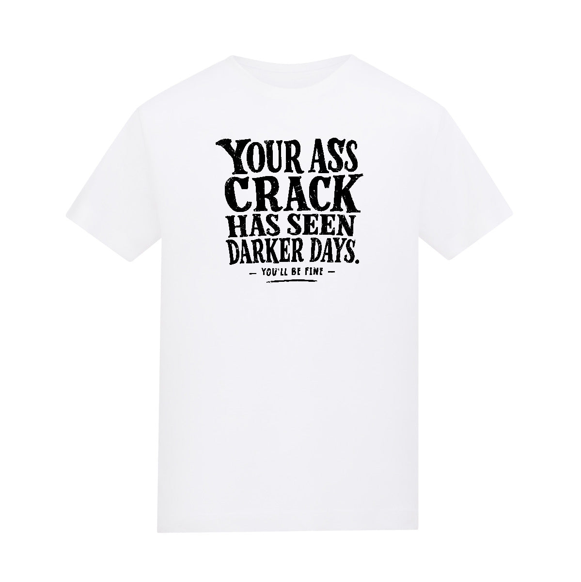 YOU'LL BE FINE | White | Rascal Kids Premium Midweight 180gsm Tee