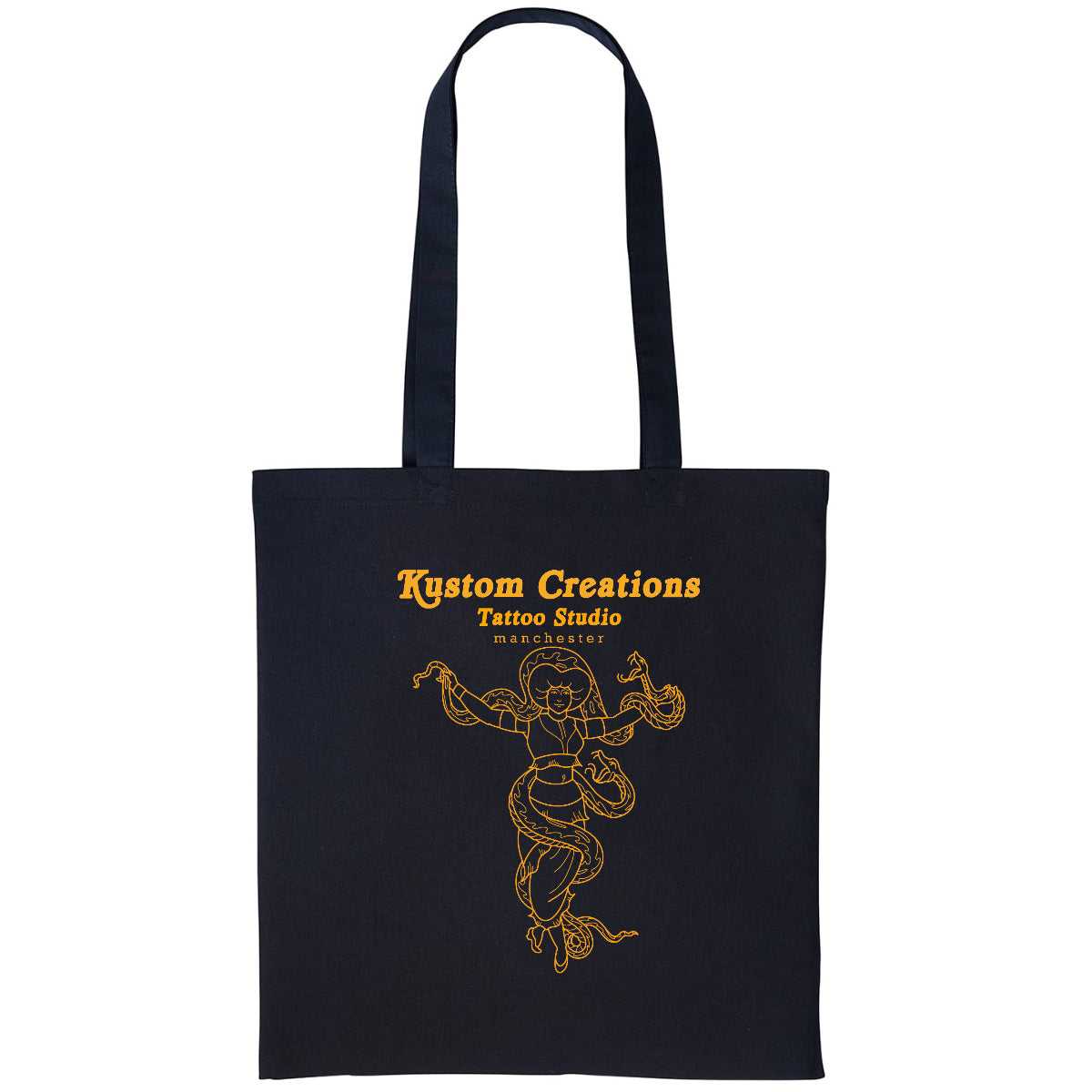 Kustom Creations tote | Black | Shopper Tote Bag