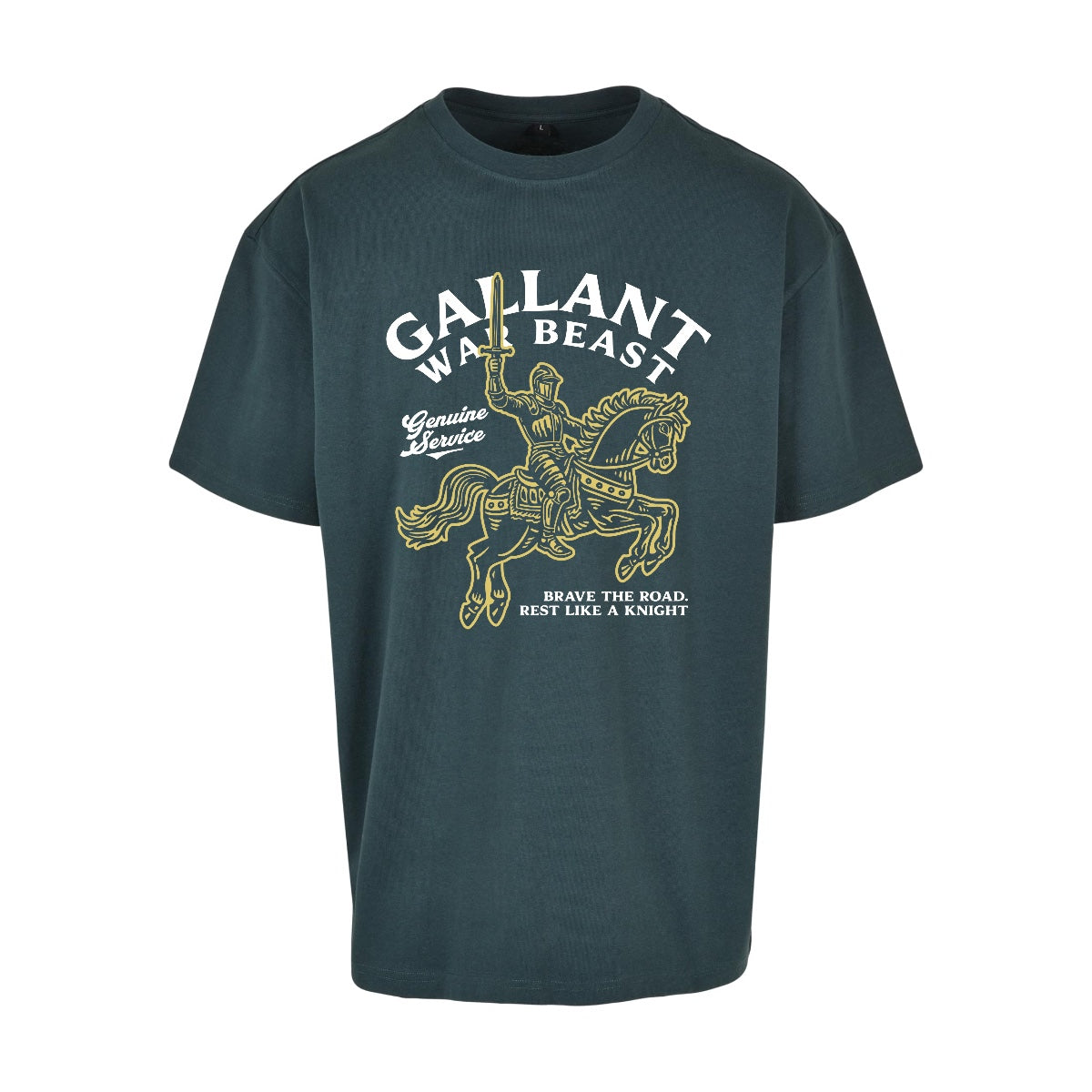 War Beast | Bottle Green | Dunker 240gsm Oversized T-Shirt