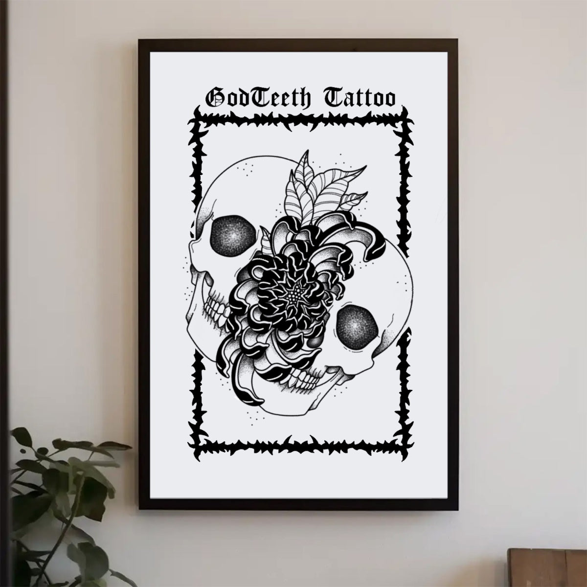 Skullflower print | Art Prints (A Sizes)