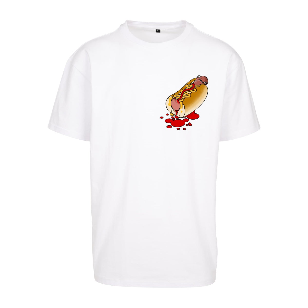 Junk Food/Friends | White | Dunker 240gsm Oversized T-Shirt