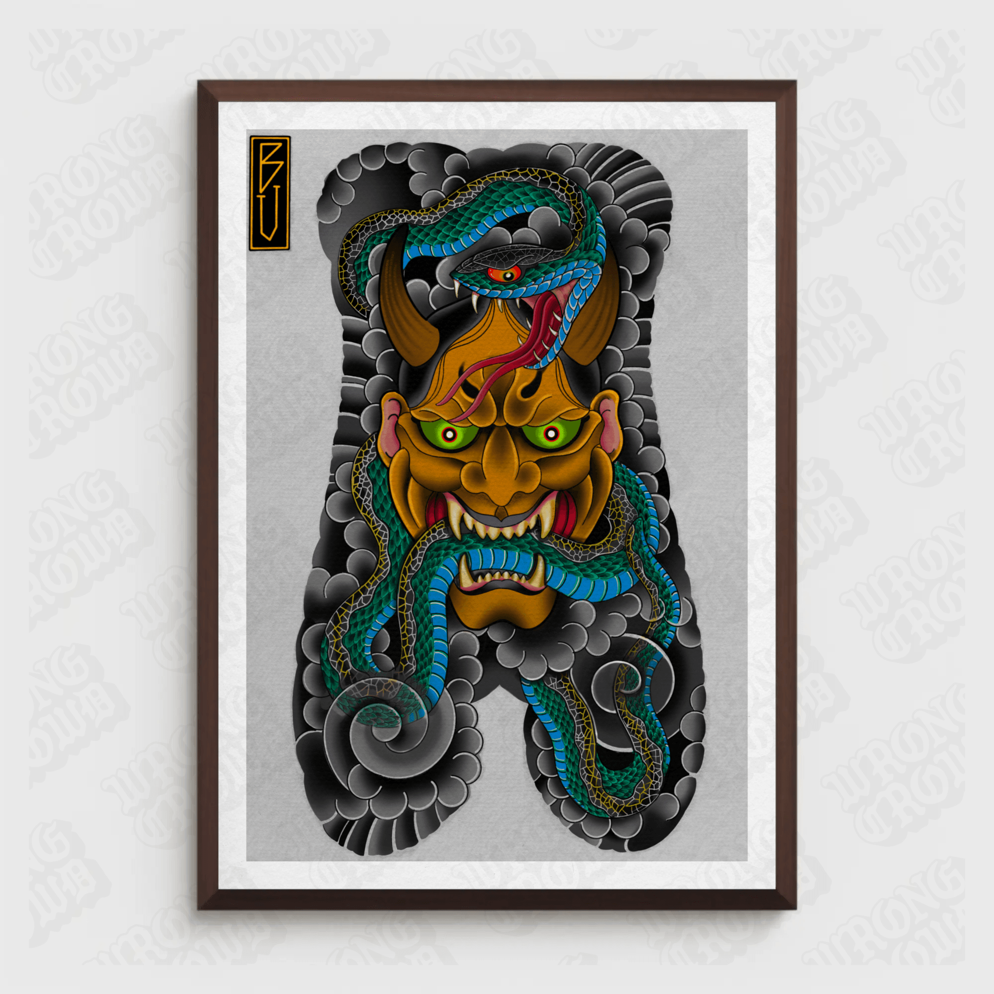Hannya Snake | Art Print