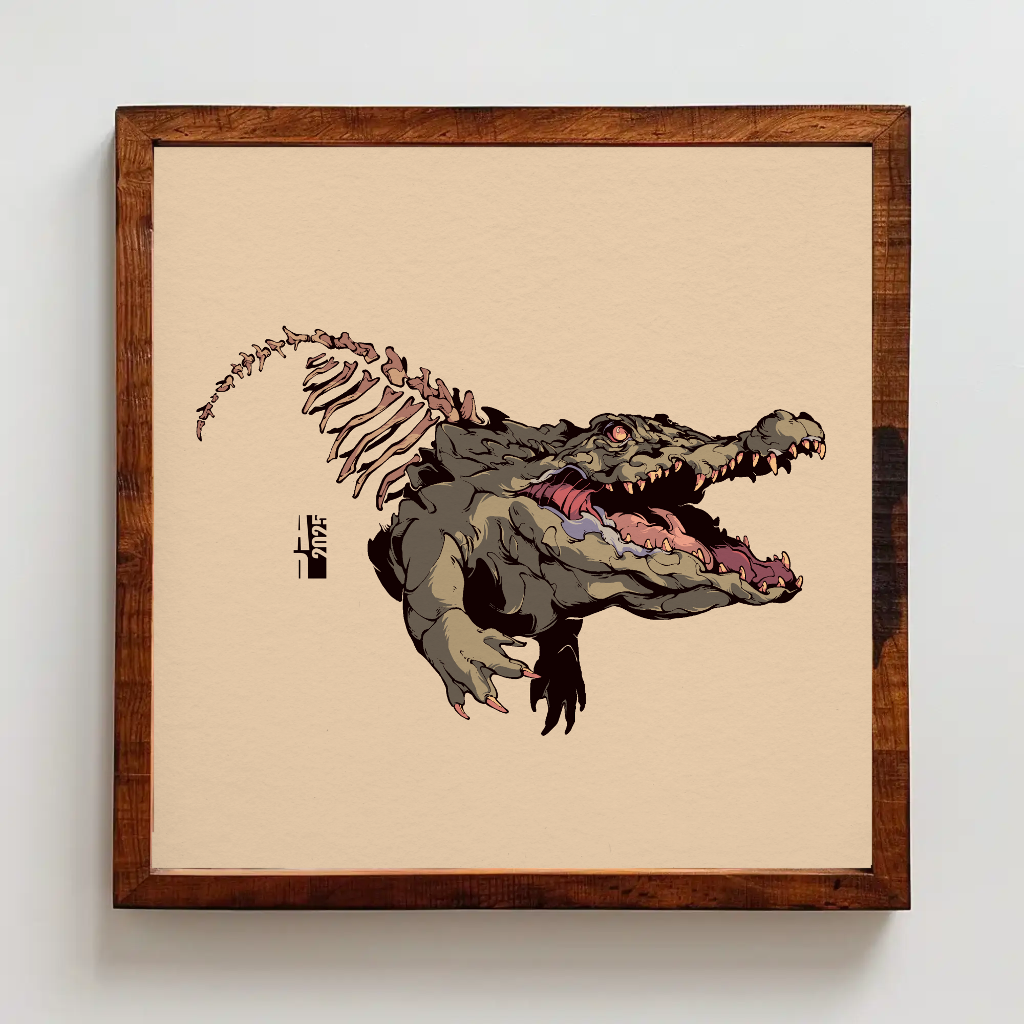 Croc | Art Print