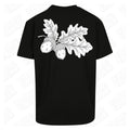 Acorn Branch | Oversized Black T-Shirt - Wrong Crowd Artist merch