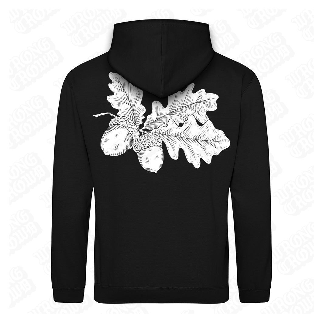 Acorn Branch | Black Hoodie - Wrong Crowd Artist merch