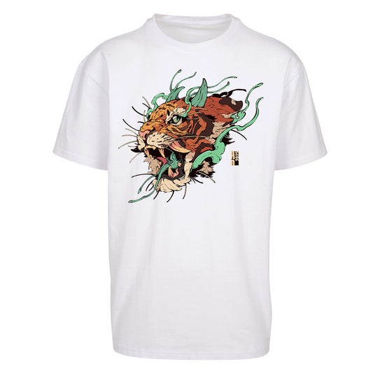 Tiger | Oversized White T-Shirt