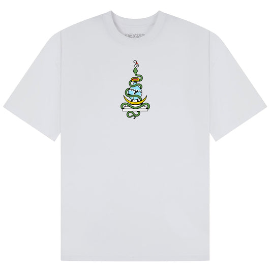 Snake Vase | Oversized White T-Shirt