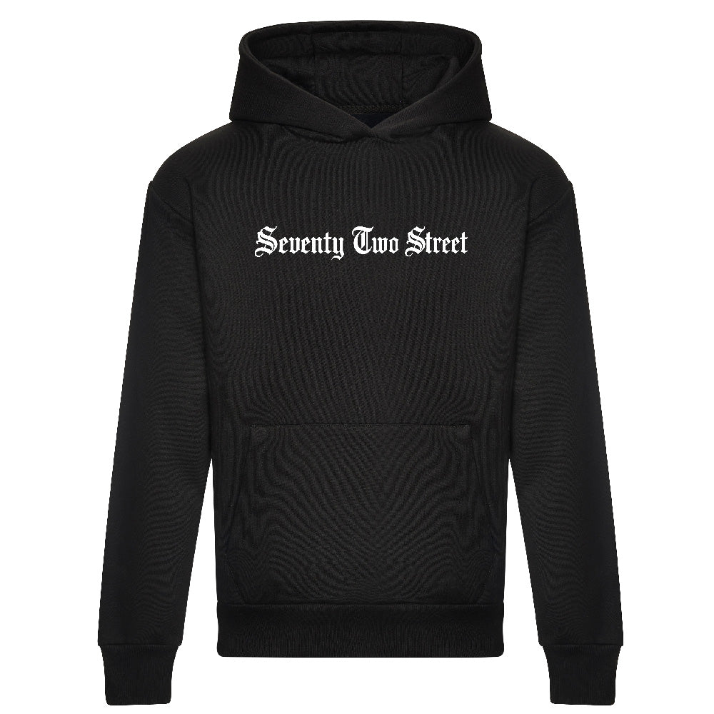 Seventy Two Rose  | Black 330gsm Midweight Jammer Hoodie