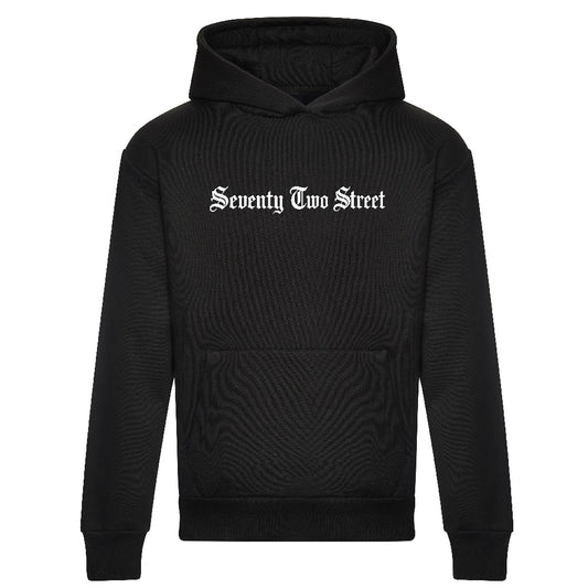 Seventy Two Rose  | Black 330gsm Midweight Jammer Hoodie