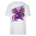 Axoloti | Oversized White T-Shirt - Wrong Crowd Artist merch