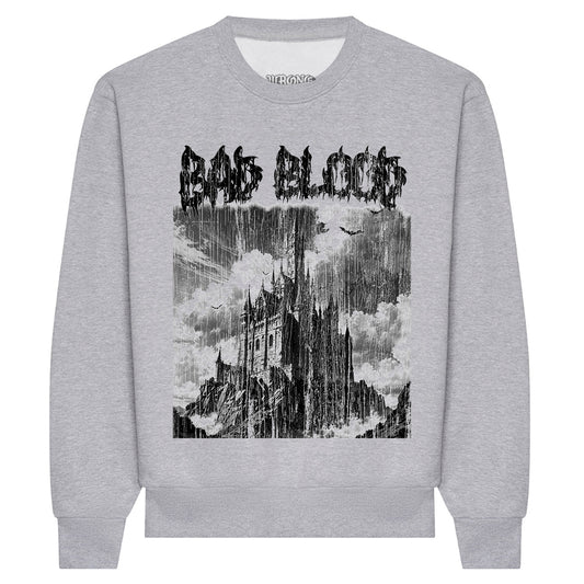 Bad Blood | Premium Ultra Heavy Oversized Grey Boxxer Sweatshirt