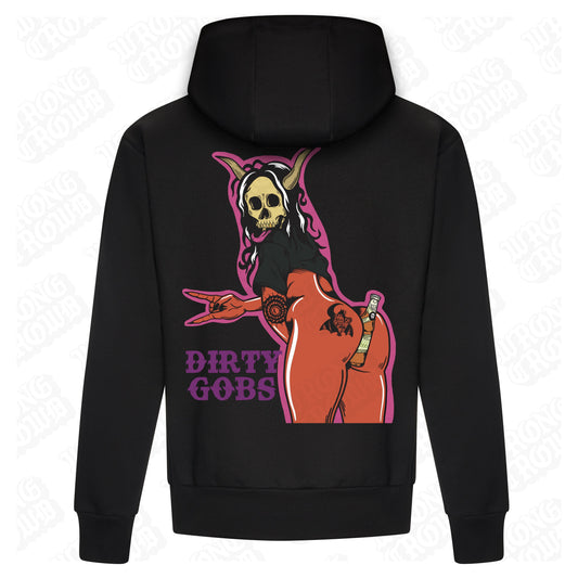 Beer Butt | Black Premium Midweight Hoodie - Wrong Crowd Artist merch