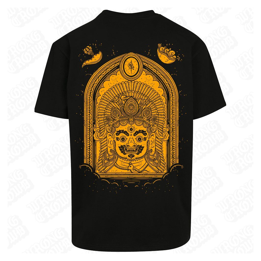 Bhairab | Oversized T-Shirt (Available in 4 Colours) - Wrong Crowd Artist merch