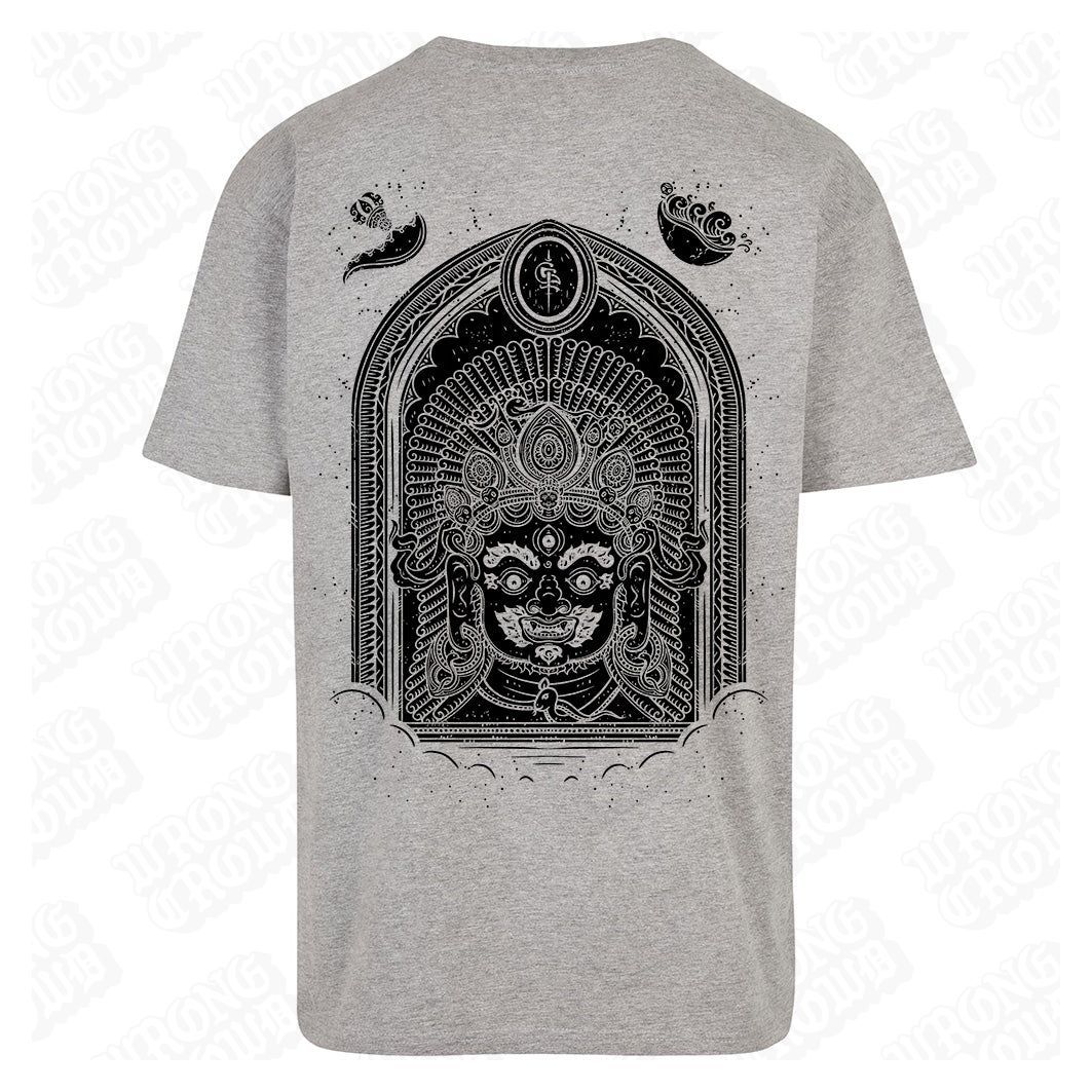 Bhairab | Oversized T-Shirt (Available in 4 Colours) - Wrong Crowd Artist merch