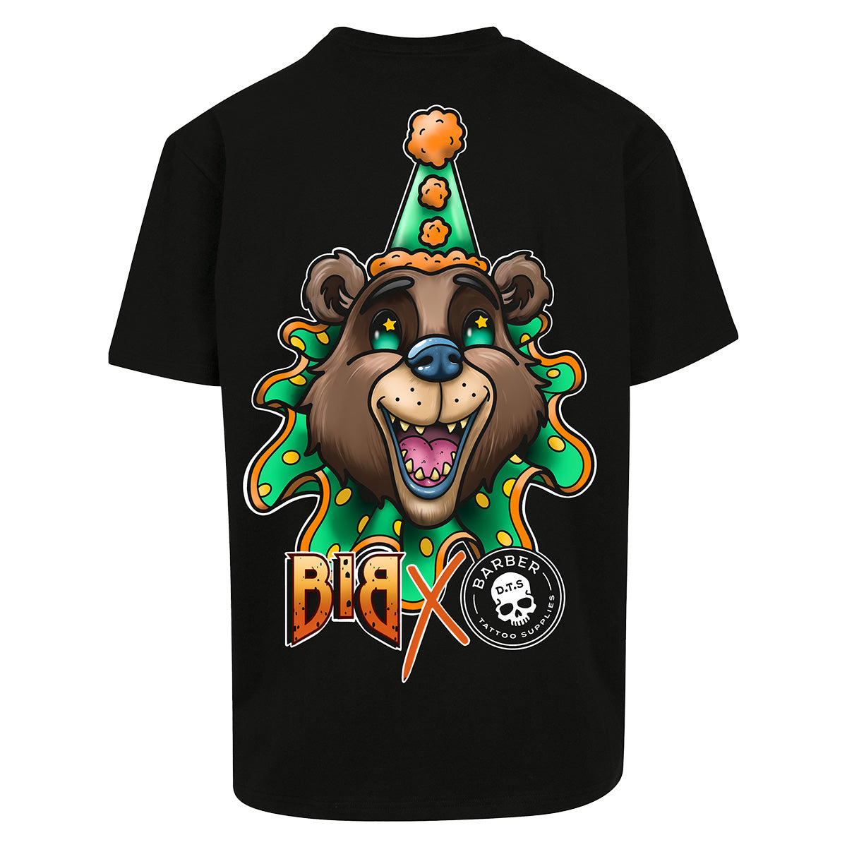 Big Ink Bash oversized Tee | Black | Breezer 180gsm Oversized T-Shirt