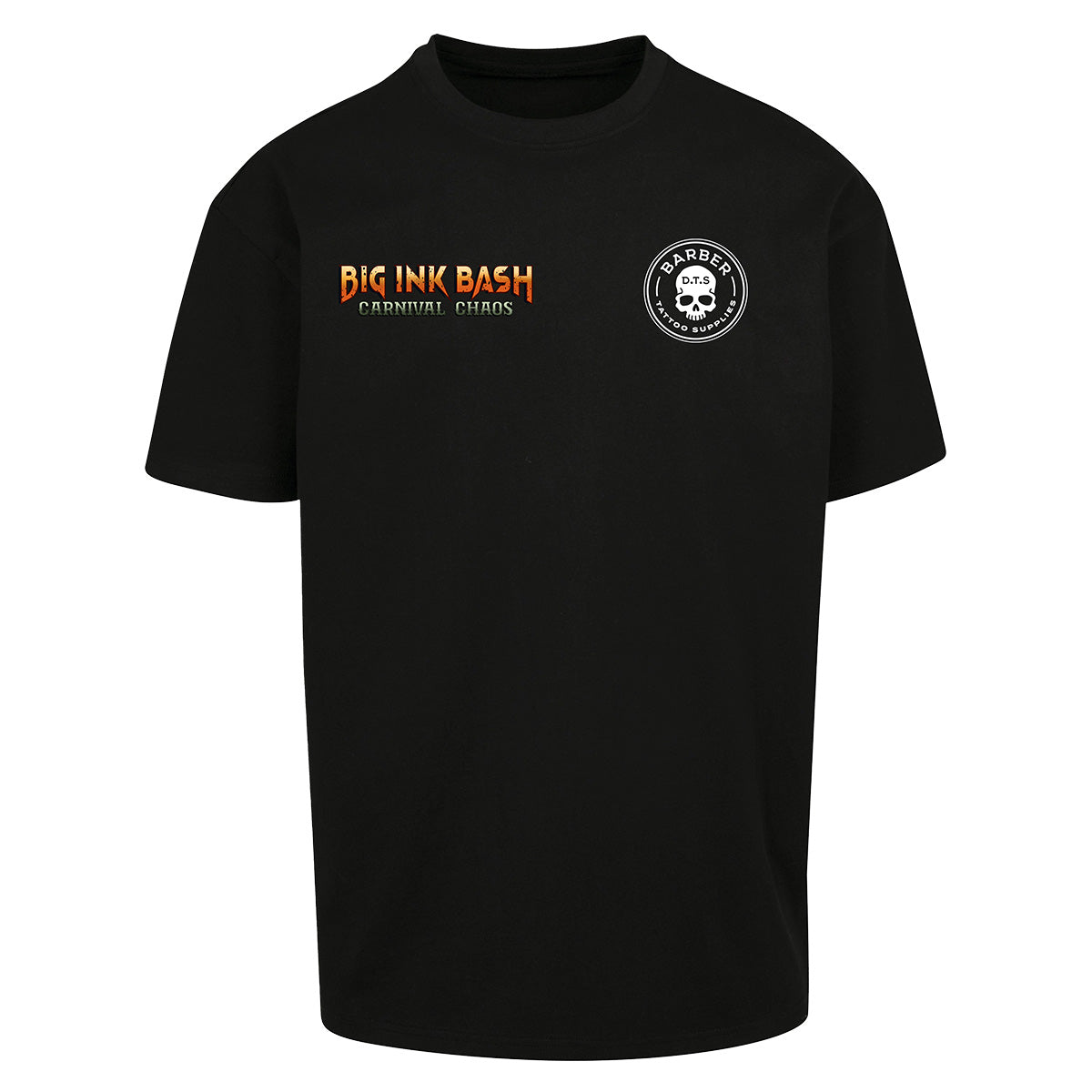 Big Ink Bash oversized Tee | Black | Breezer 180gsm Oversized T-Shirt