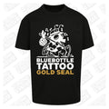Hobo Fly | Premium Oversized Black Thugger T-Shirt - Wrong Crowd Artist merch