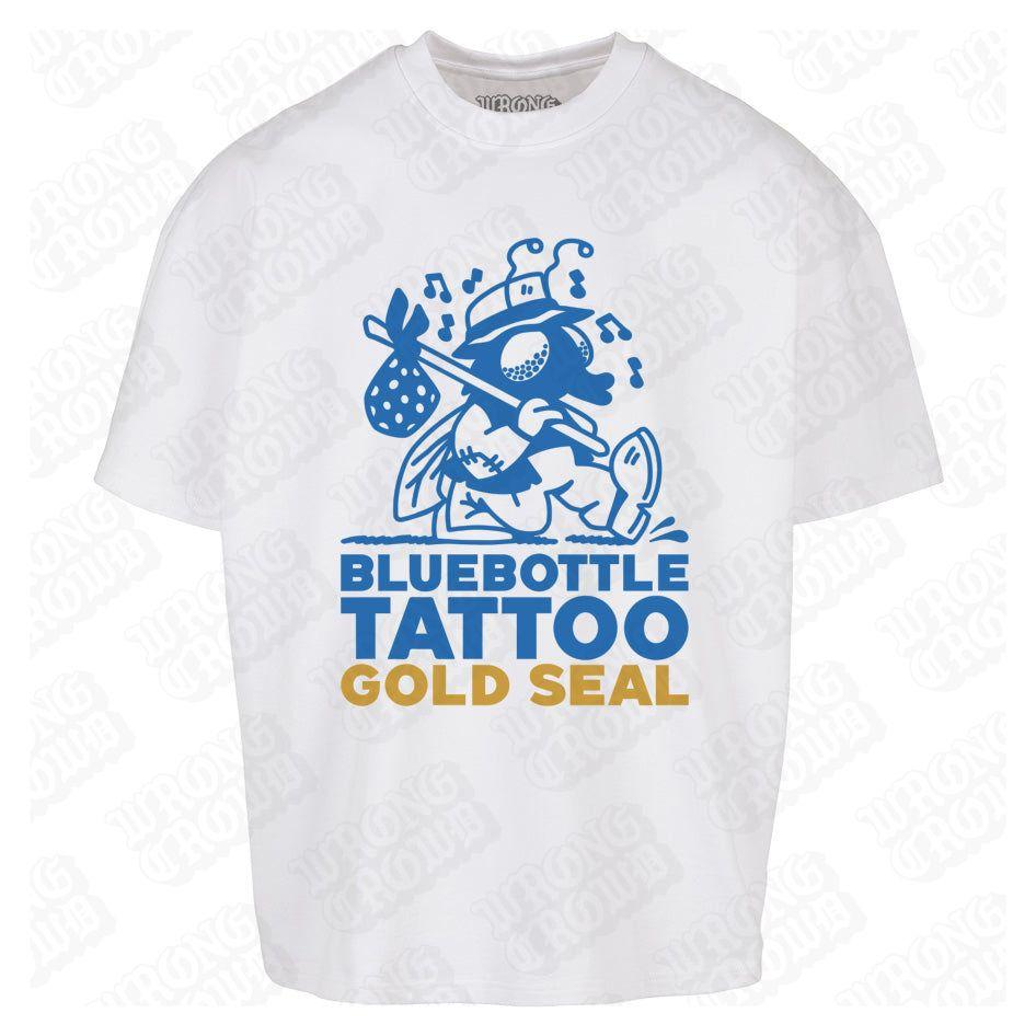 Hobo Fly | Premium Oversized White Thugger T-Shirt - Wrong Crowd Artist merch