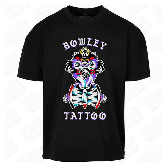Taz | Oversized Black T-Shirt - Wrong Crowd Artist merch