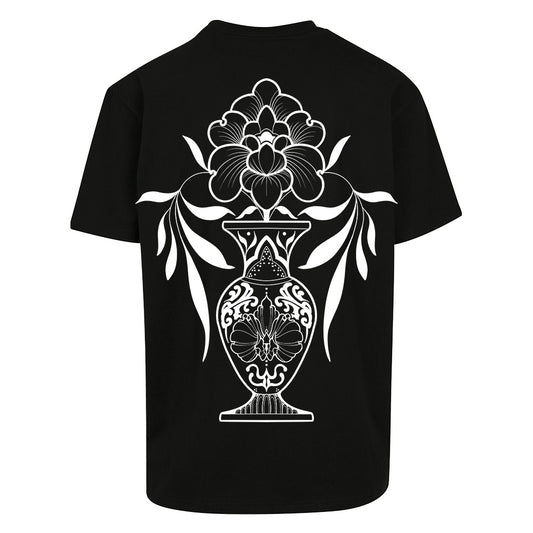 Bring Me Flowers | Oversized Black T-Shirt