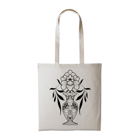 Bring Me Flowers | Natural Shopper Tote Bag