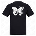 Brittle Butterfly | Regular Fit Black T-Shirt - Wrong Crowd Artist merch