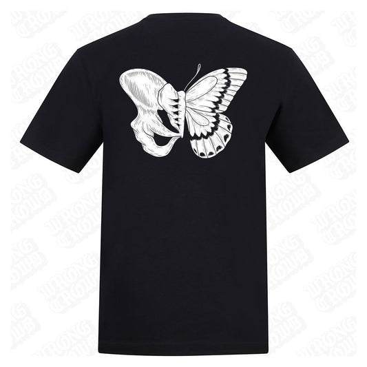 Brittle Butterfly | Regular Fit Black T-Shirt - Wrong Crowd Artist merch