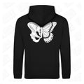 Brittle Butterfly | Black Hoodie - Wrong Crowd Artist merch