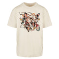 Cat | Oversized Sand T-Shirt