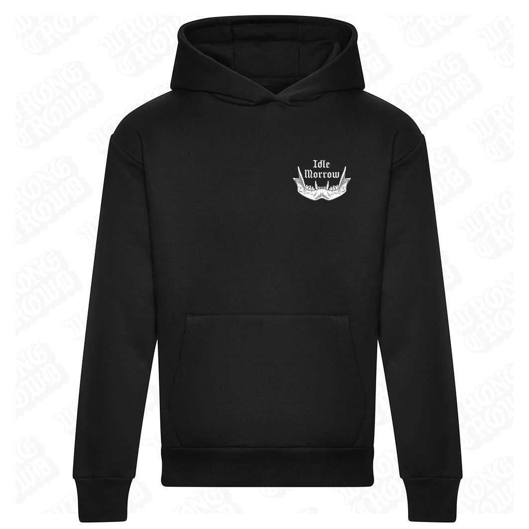 Cat Skull | Black Hoodie - Wrong Crowd Artist merch