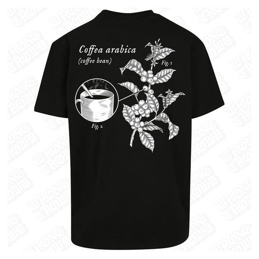 Coffee Branch | Oversized Black T-Shirt - Wrong Crowd Artist merch